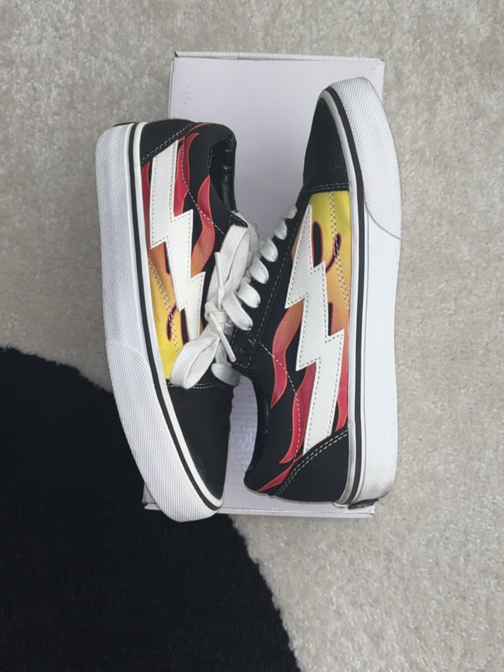 Revenge x Storm Yellow-Red Flame Vans